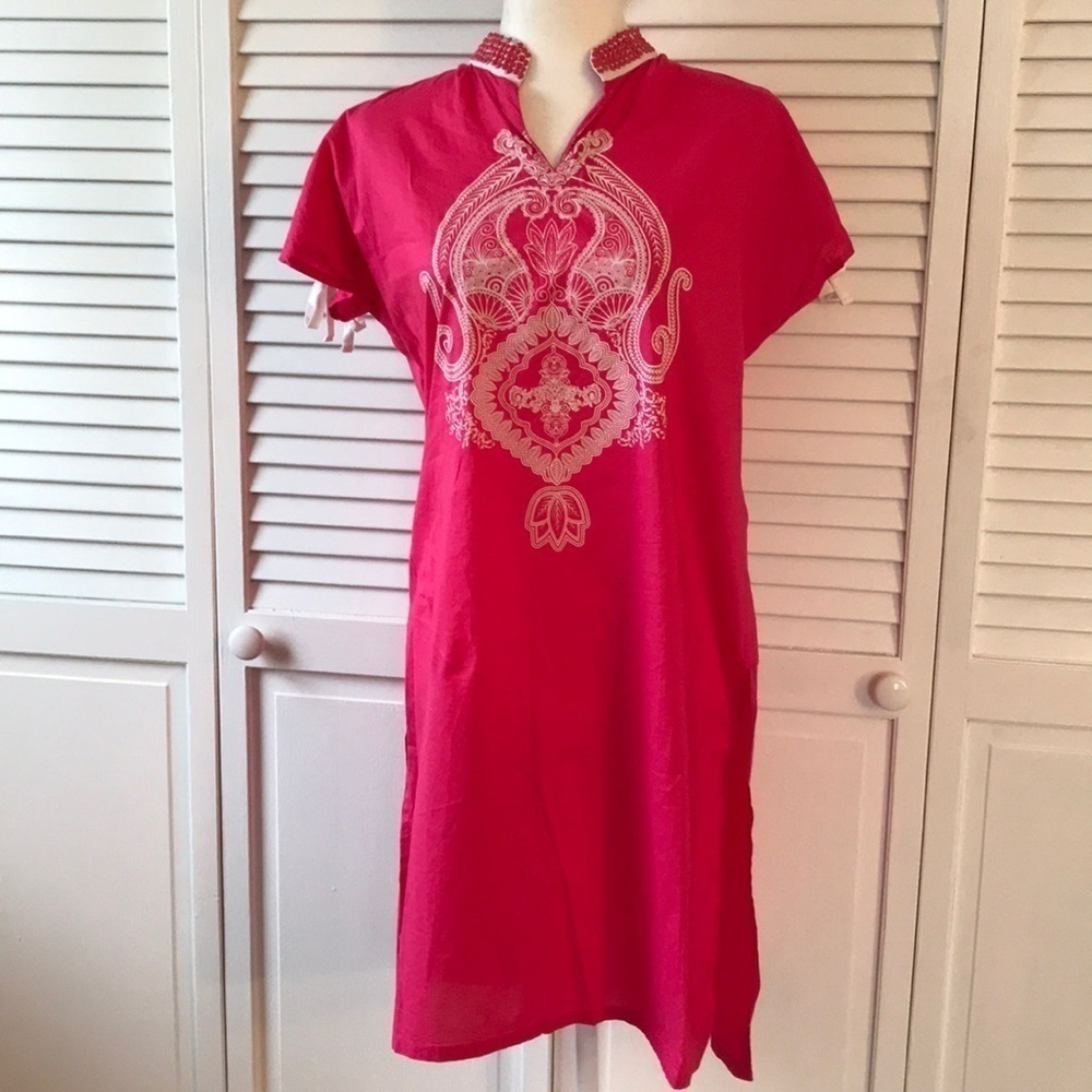 Ethnic by Outfitters Pink Dress Size Small